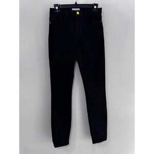 Frame Le High Skinny in Film Noir jeans size 28